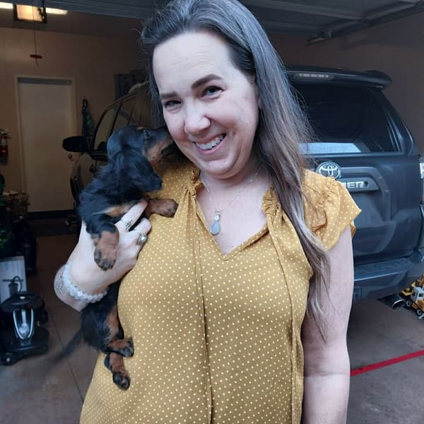 Customer photo of Dachshund, Mini puppy from Gretchen R.