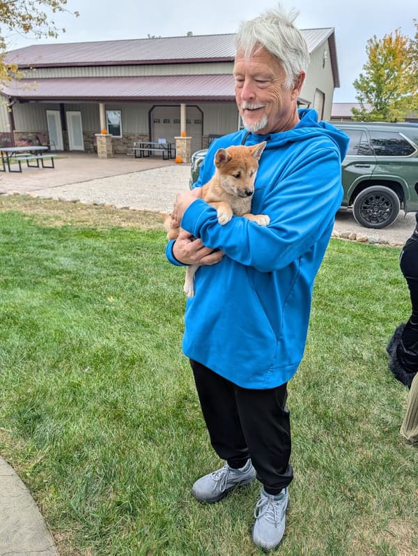 Customer photo of Shiba Inu puppy from Robert C.