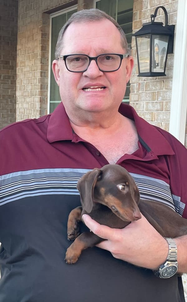 Customer photo of Dachshund, Mini puppy from Jim B.