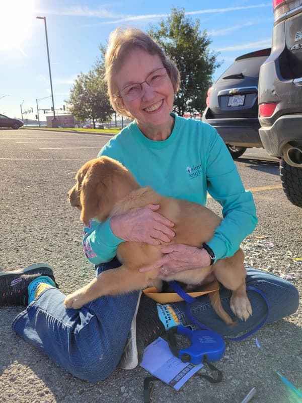 Customer photo of Golden Retriever puppy from Mildred D. 