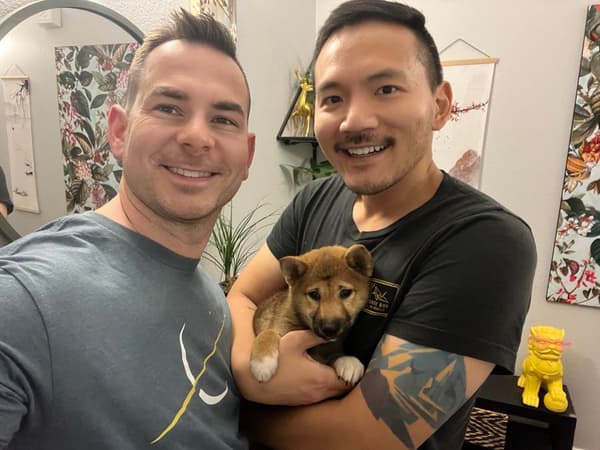 Customer photo of Shiba Inu puppy from Kyle B.