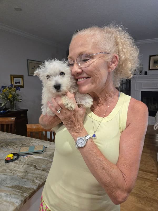 Customer photo of West Highland White Terrier - Westie puppy from Linda J.