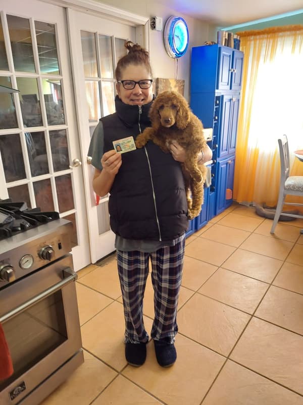 Customer photo of Poodle, Standard puppy from Domonique D.