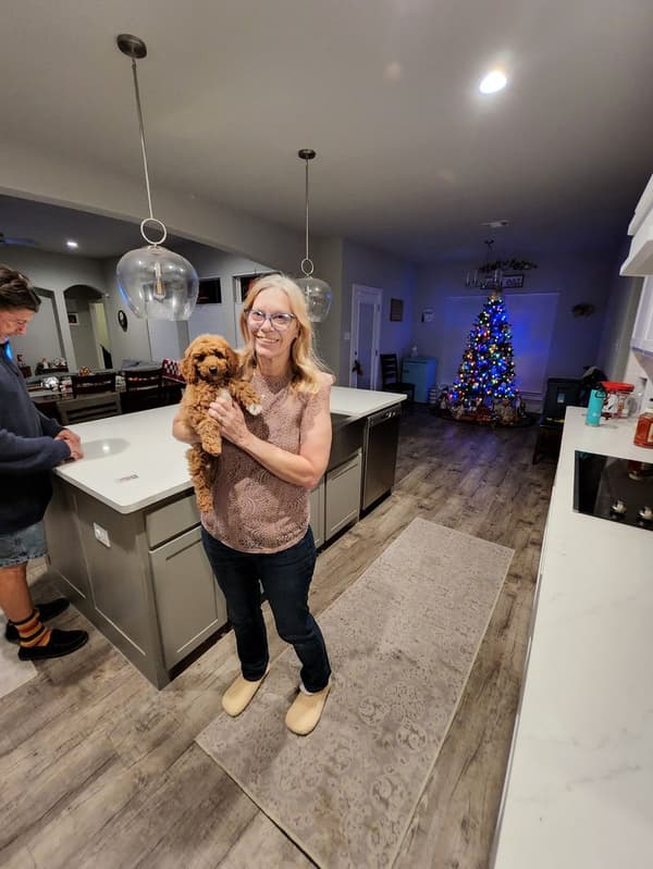 Customer photo of Cavapoo puppy from Kris B.
