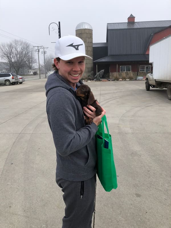 Customer photo of Dachshund, Mini puppy from Mike K.