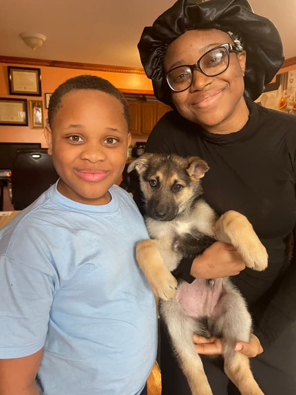 Customer photo of German Shepherd puppy from Claire B.