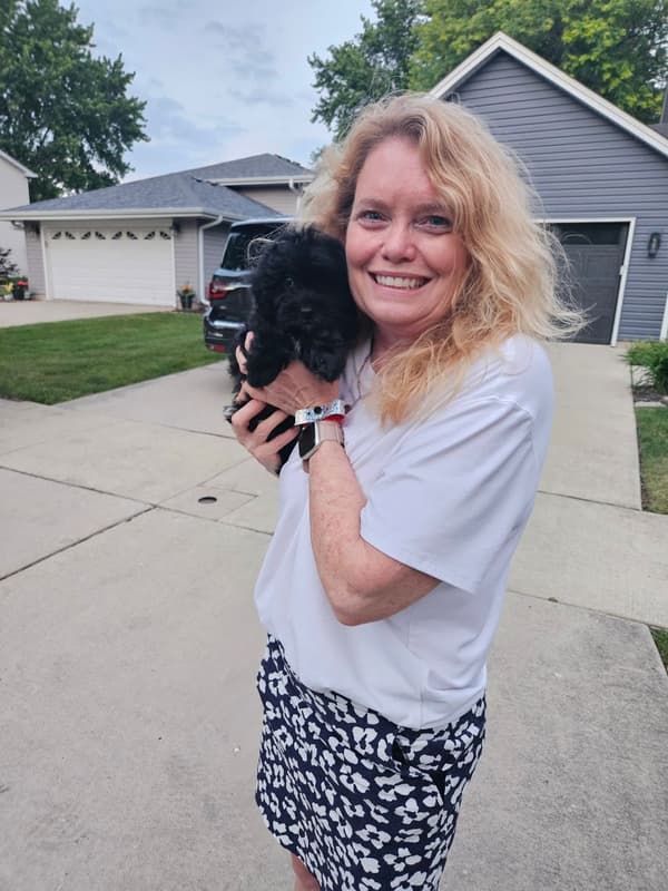 Customer photo of Havapoo puppy from Stacey S.