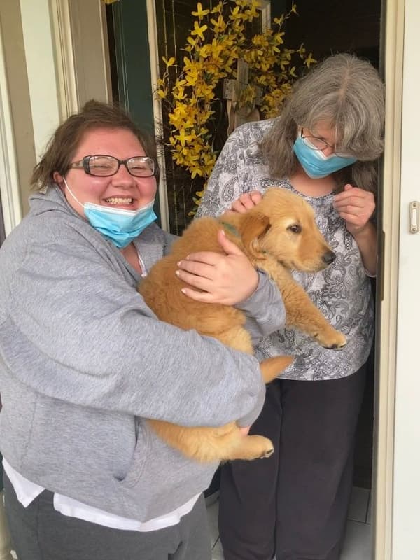 Customer photo of Golden Retriever puppy from Jessica G.