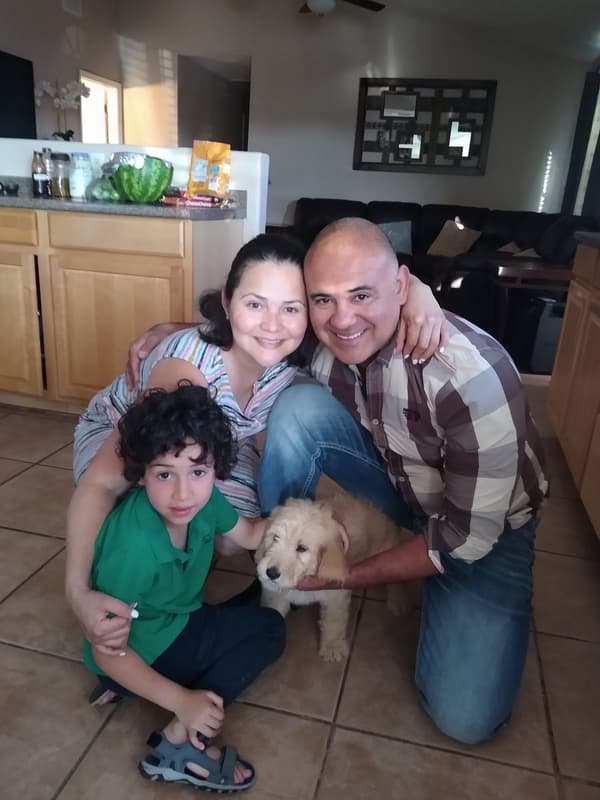 Customer photo of Goldendoodle puppy from Jose C.