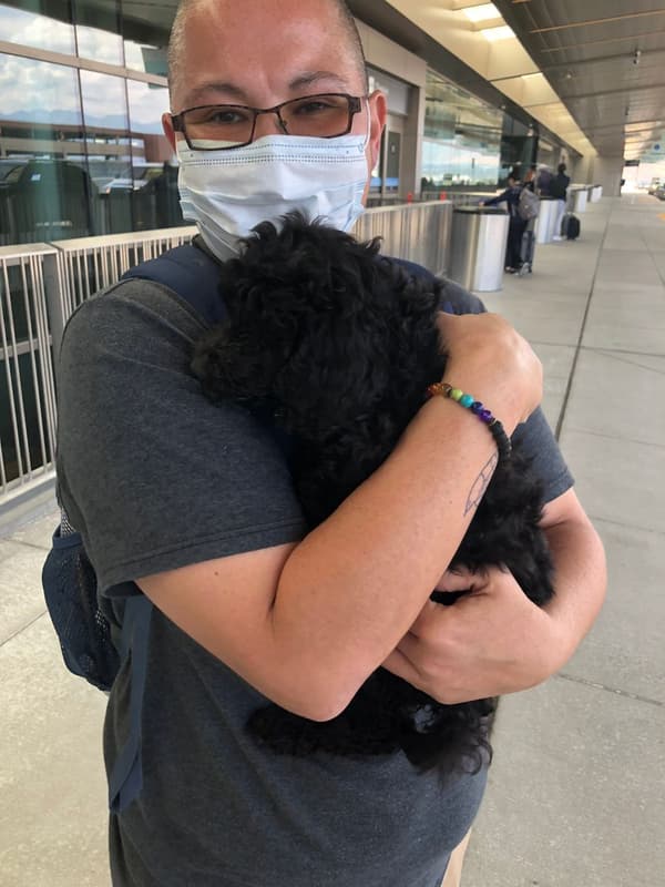 Customer photo of Labradoodle puppy from Maris M.