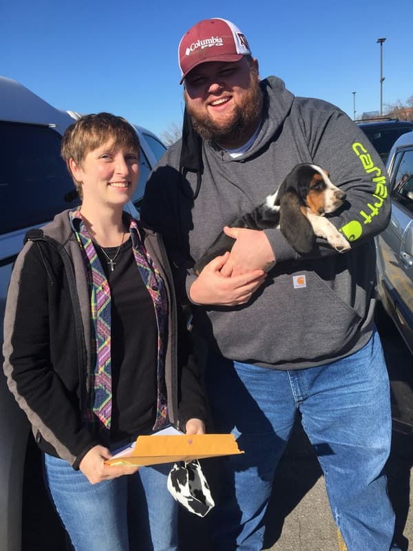 Customer photo of Basset Hound puppy from Thomas F.