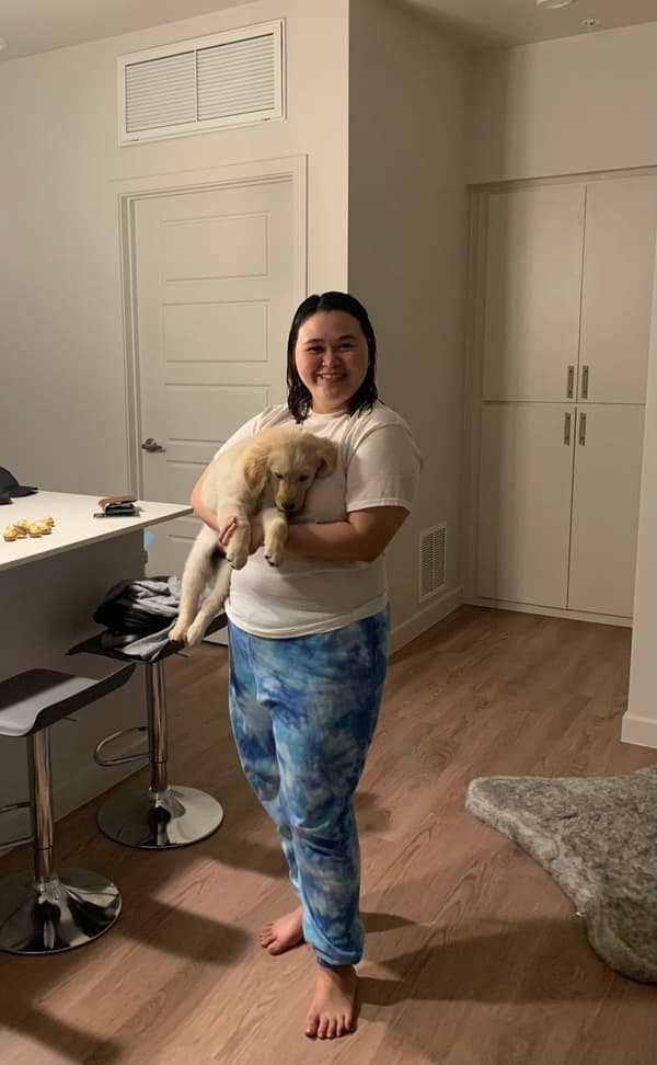 Customer photo of Golden Retriever puppy from Aiza M.