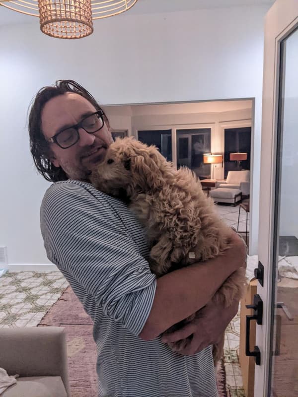 Customer photo of Labradoodle puppy from Cristina P.