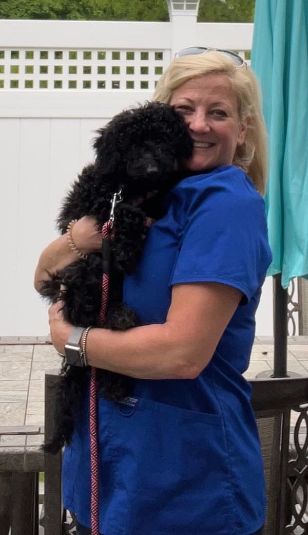 Customer photo of Labradoodle puppy from Karen F.