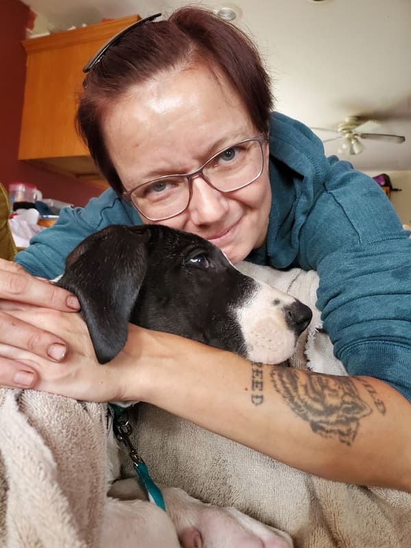 Customer photo of Great Dane puppy from Arica T.