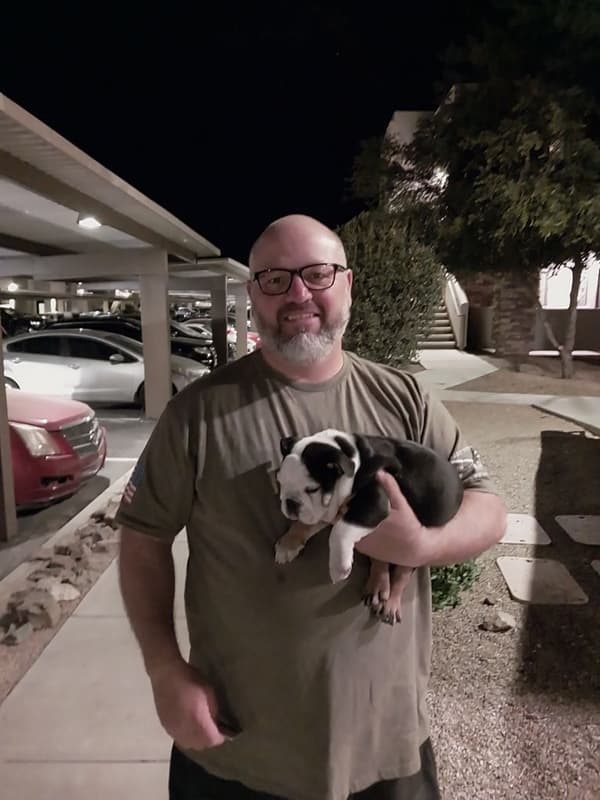 Customer photo of English Bulldog puppy from Bernard S.
