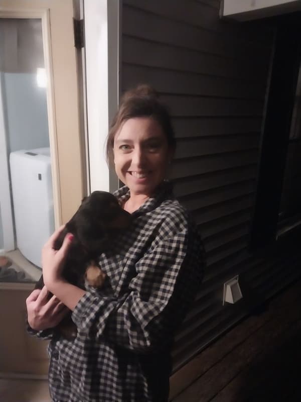 Customer photo of Dachshund, Mini puppy from Amanda A.