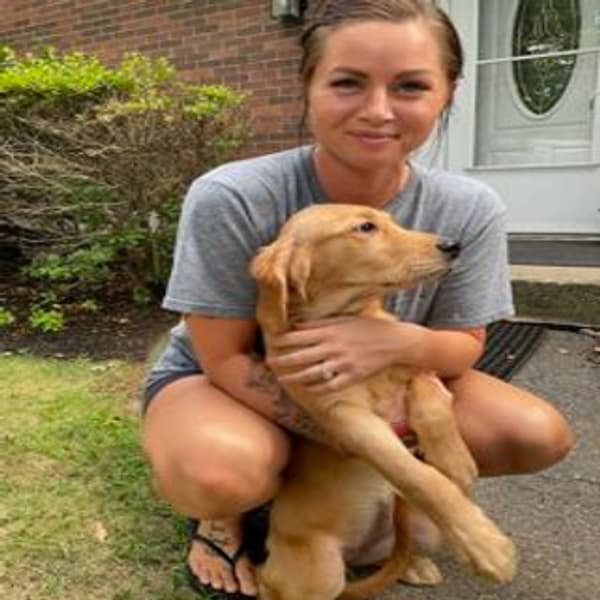 Customer photo of Golden Retriever puppy from Paige E.