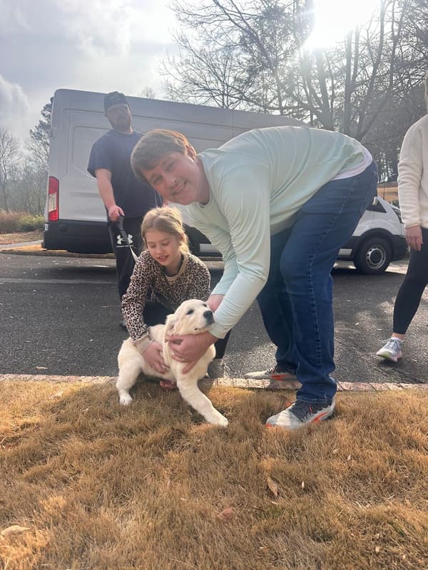 Customer photo of Golden Retriever puppy from John H.