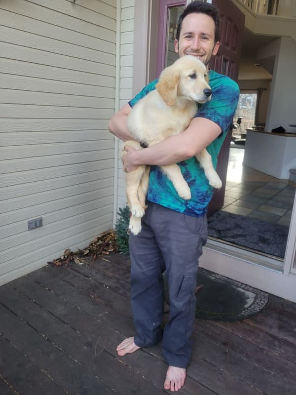 Customer photo of Golden Retriever puppy from William A.