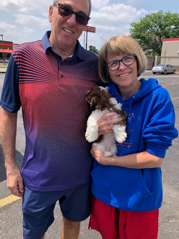 Customer photo of Cavachon puppy from Dennis & Erica A.