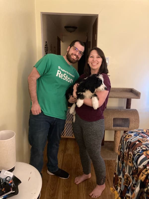 Customer photo of Bernedoodle puppy from Ryan V.