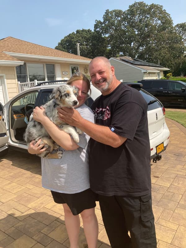 Customer photo of Miniature Australian Shepherd puppy from Karen M.