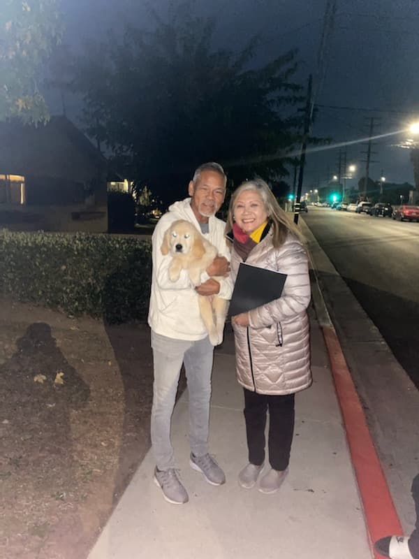 Customer photo of Golden Retriever puppy from Lynette A. 