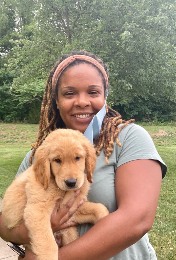 Customer photo of Golden Retriever puppy from Nikki B.