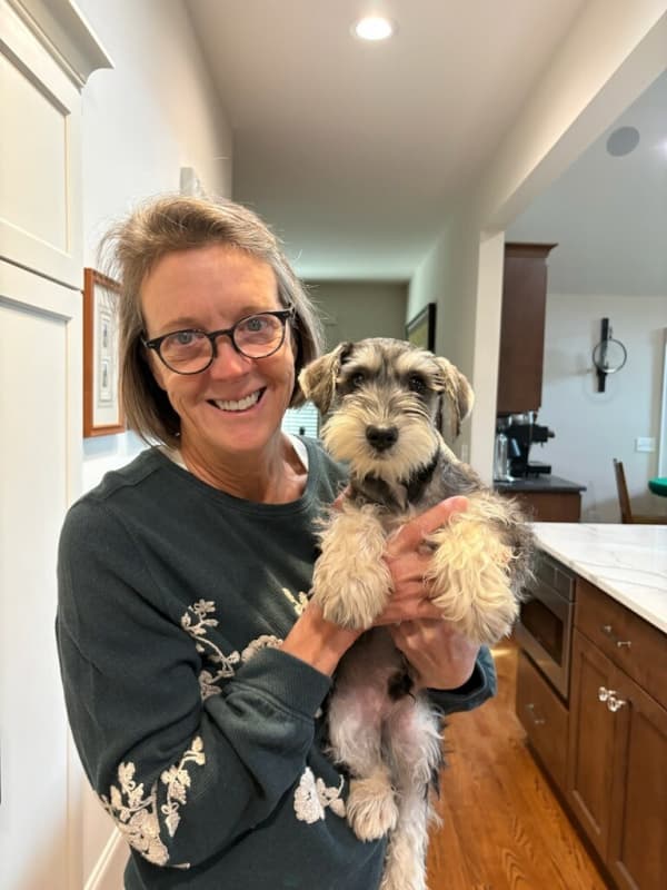 Customer photo of Schnauzer, Miniature puppy from Sally C.