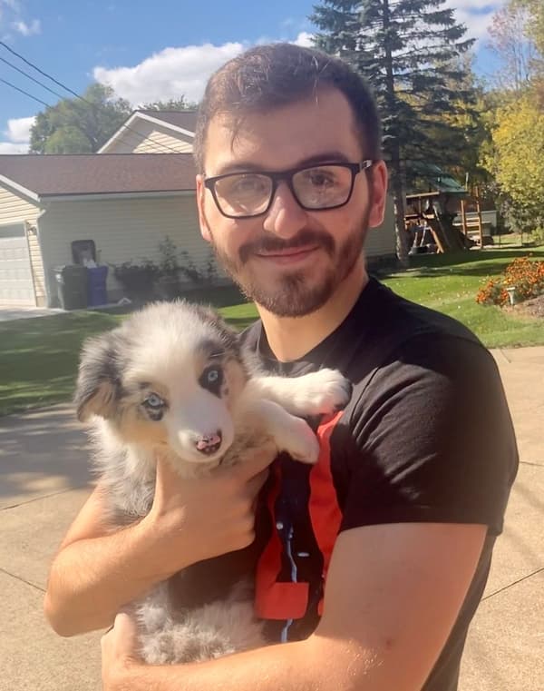Customer photo of Australian Shepherd puppy from Parker P.
