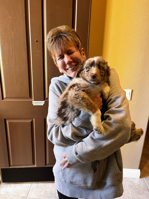 Customer photo of Miniature Australian Shepherd puppy from Lori G.