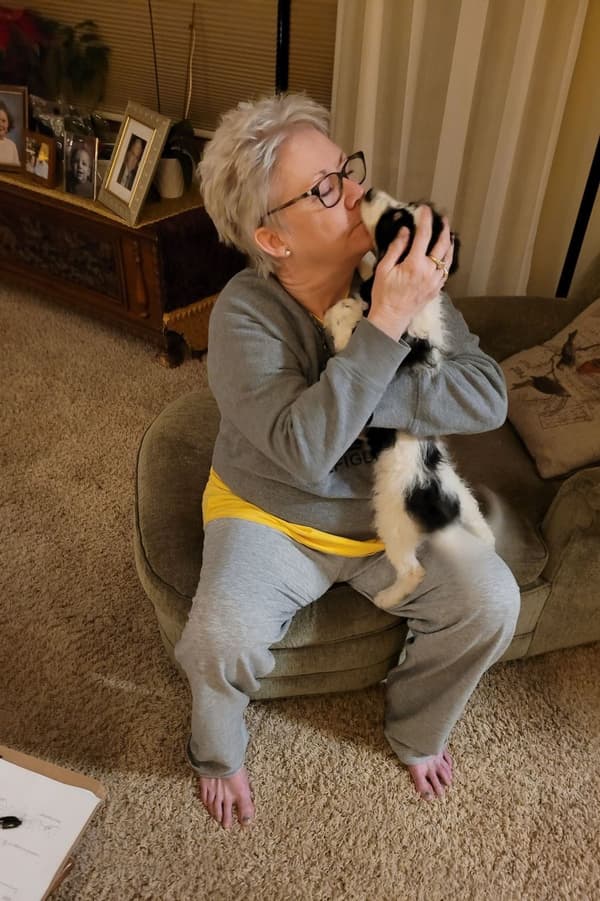 Customer photo of Bernedoodle, Mini puppy from Cathy W.