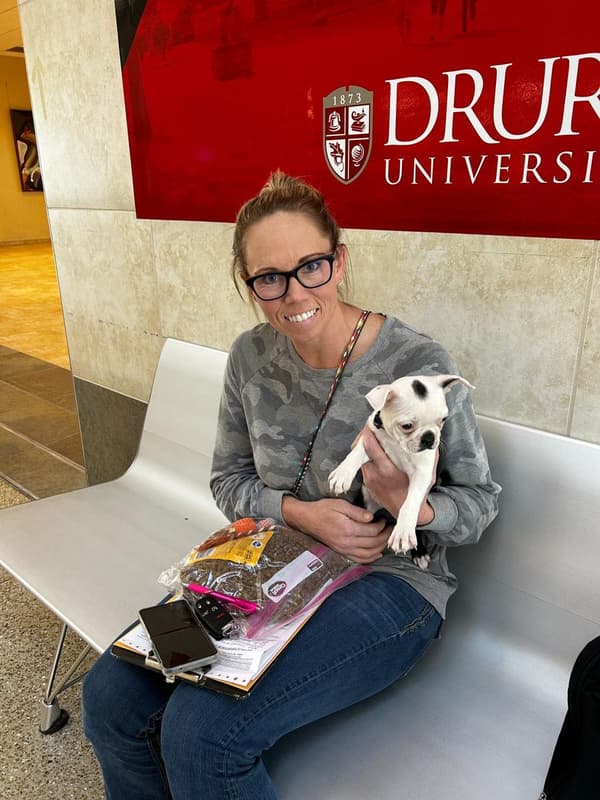 Customer photo of Boston Terrier puppy from Alex K.
