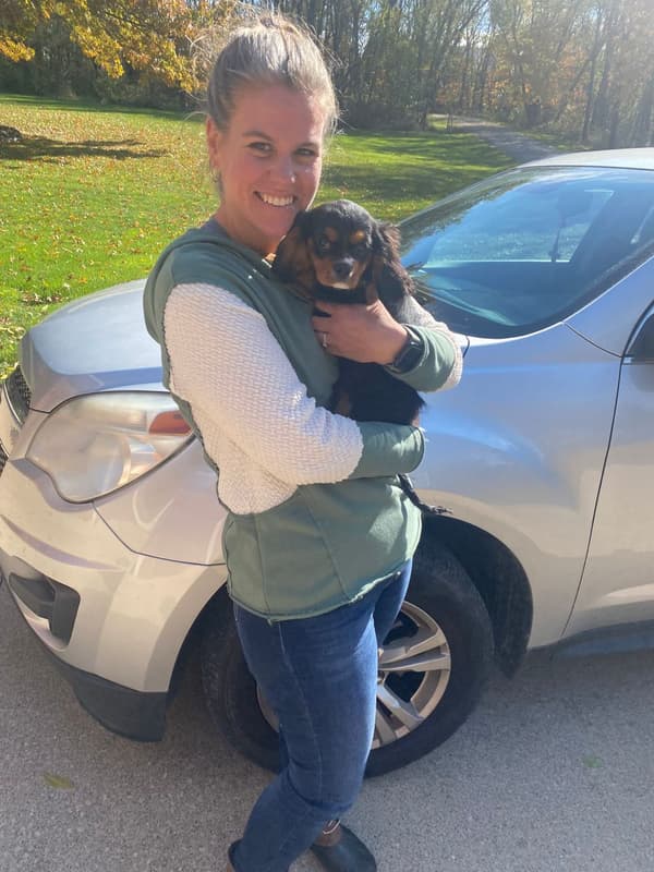 Customer photo of Cavalier King Charles Spaniel puppy from Laura M.