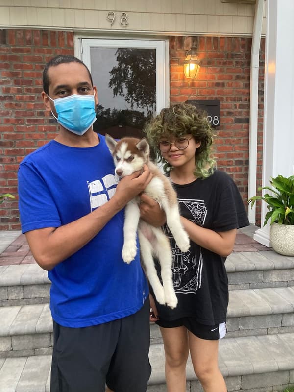 Customer photo of Siberian Husky puppy from Winston F.