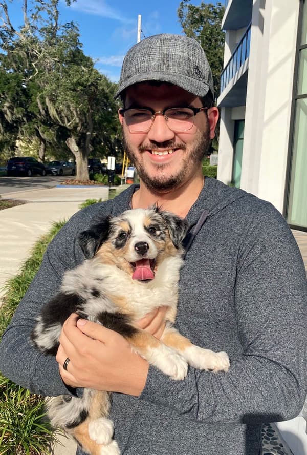 Customer photo of Miniature Australian Shepherd puppy from Daniel L.