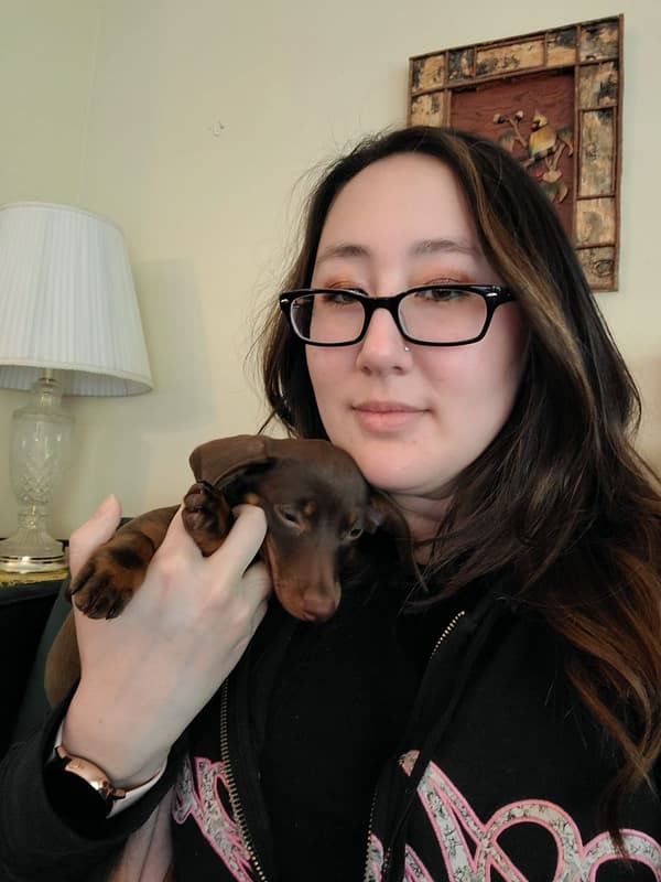 Customer photo of Dachshund, Mini puppy from Susan R.