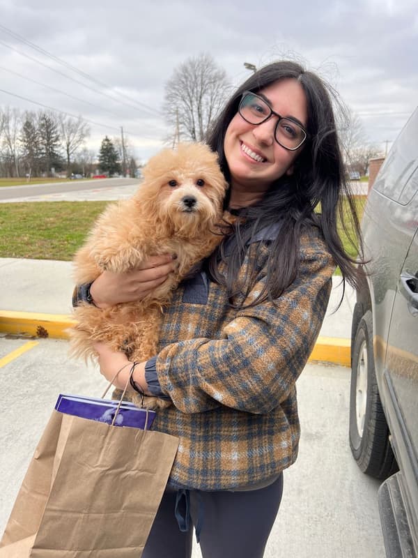 Customer photo of Bich-Poo - Bichpoo puppy from Leslie V.