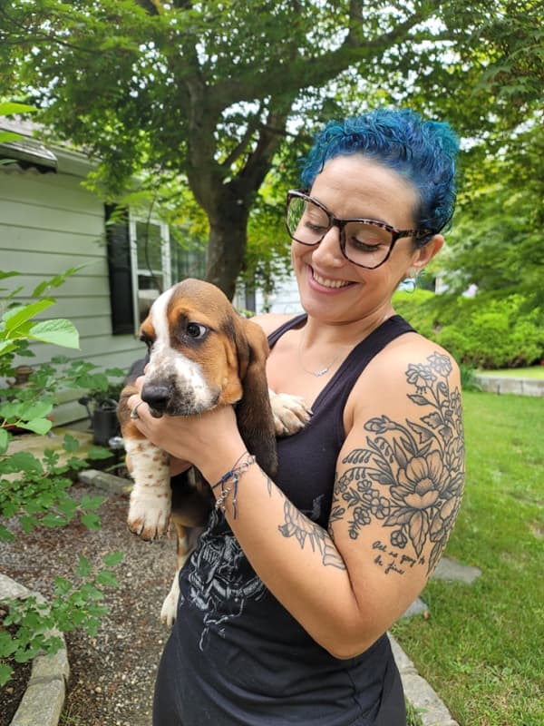 Customer photo of Basset Hound puppy from Rosie C.