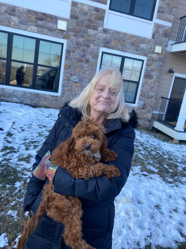 Customer photo of Cavapoo puppy from Barbara R.