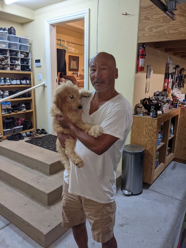 Customer photo of Goldendoodle puppy from Vince T.
