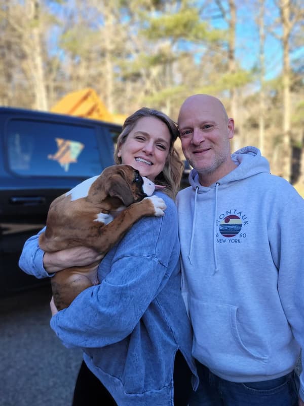 Customer photo of Boxer puppy from Brian M.