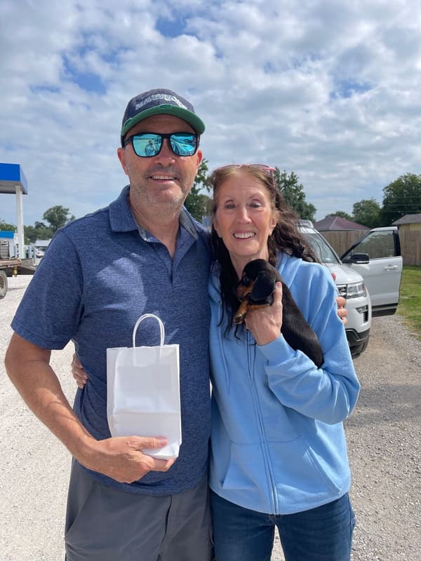 Customer photo of Dachshund, Mini puppy from Lisa N.