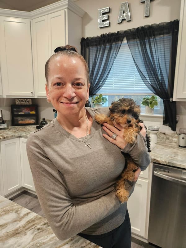 Customer photo of Yorkiepoo - Yorkie Poo puppy from Yasmin M.