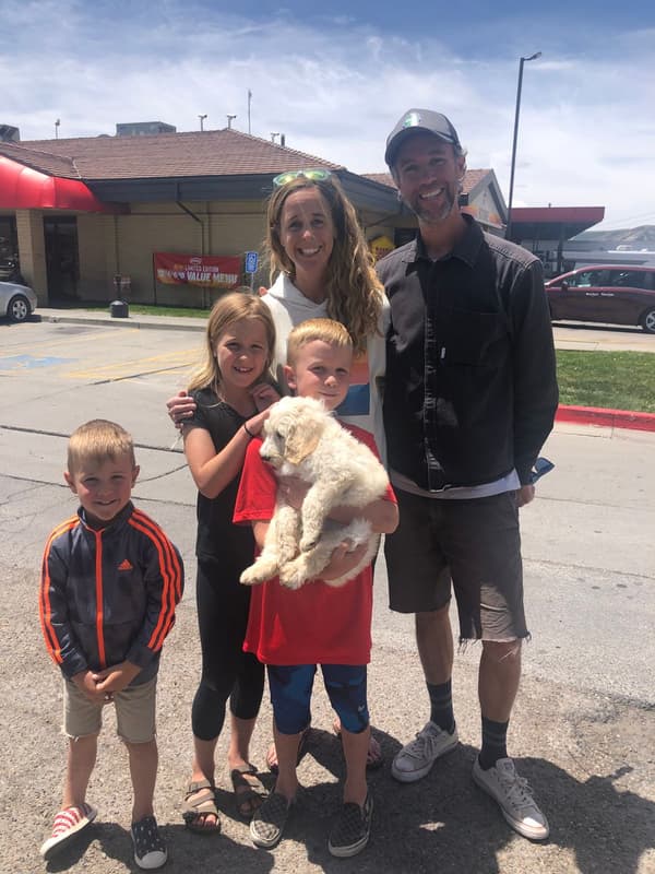 Customer photo of Labradoodle puppy from Hayes T.