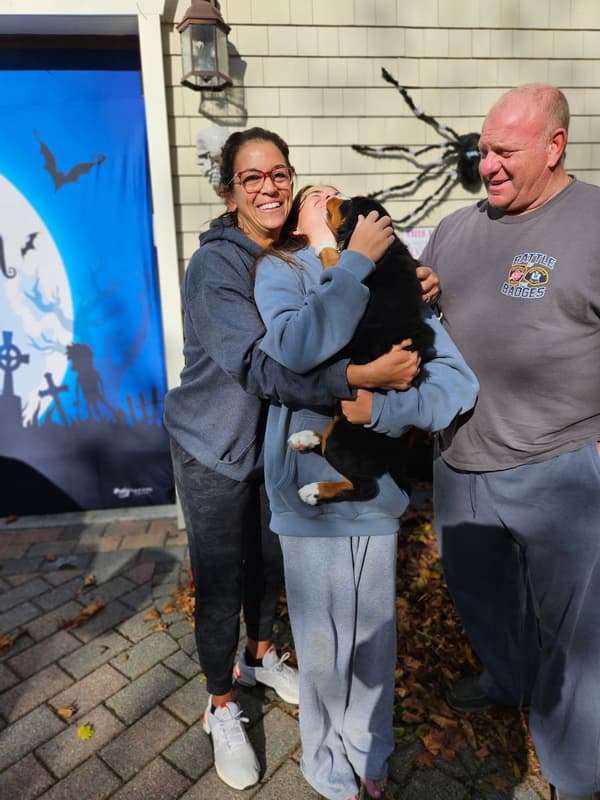 Customer photo of Bernese Mountain Dog puppy from Harold M.