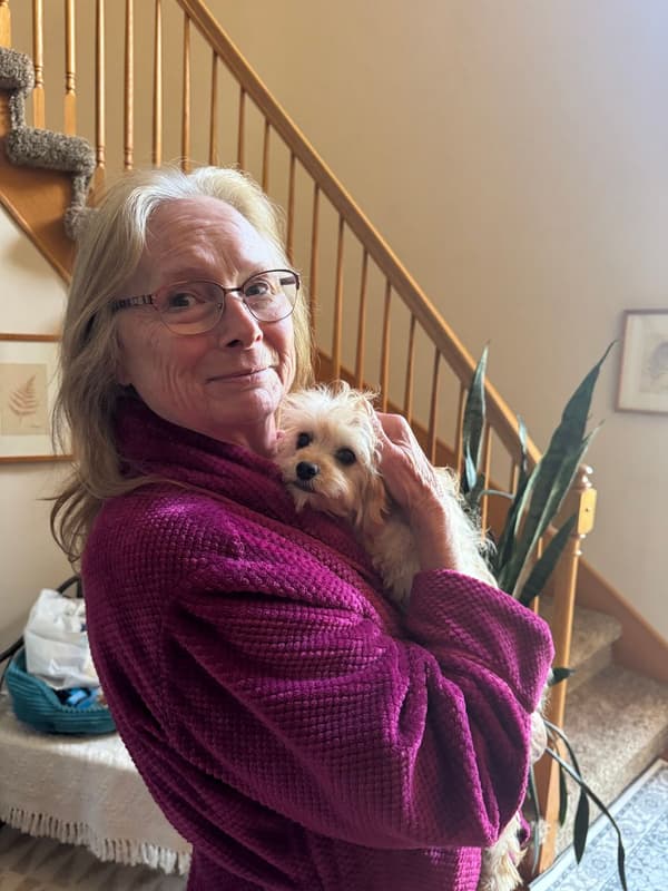 Customer photo of Cavapoo puppy from Bernice R.