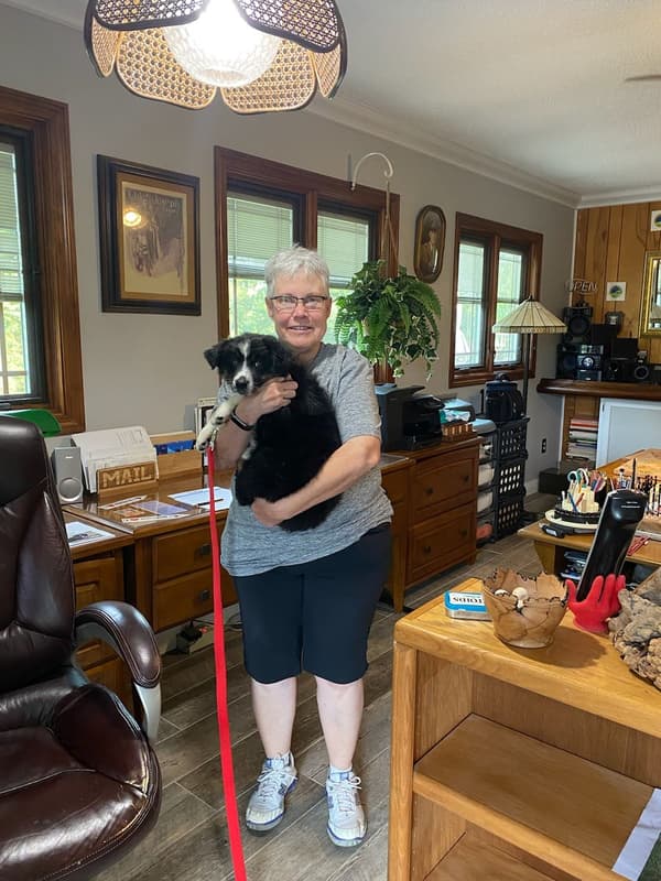 Customer photo of Australian Shepherd puppy from Debbie D.