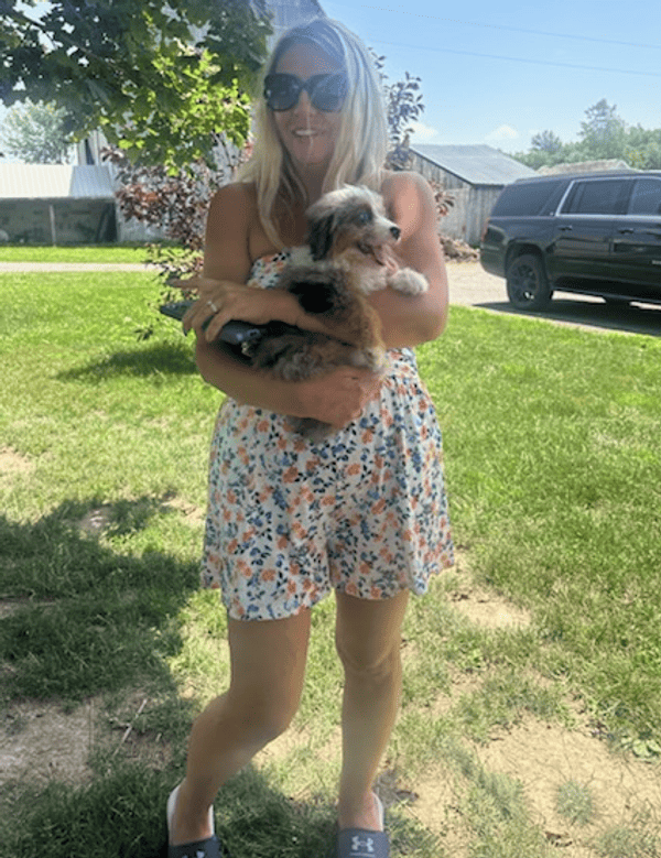 Customer photo of Bernedoodle, Mini puppy from Andrea S.